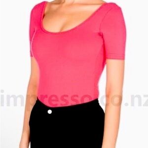 NWOT Small Pink American Apparel Bodysuit